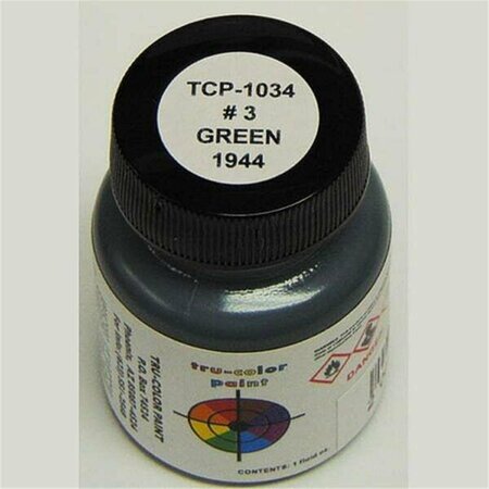 TRU-COLOR PAINT No.3 Paint, Usn Green-1944 TCP1034